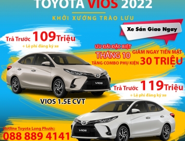 Khuyến Mãi Toyota Vios - Veloz - Avanza Tháng 10-2022